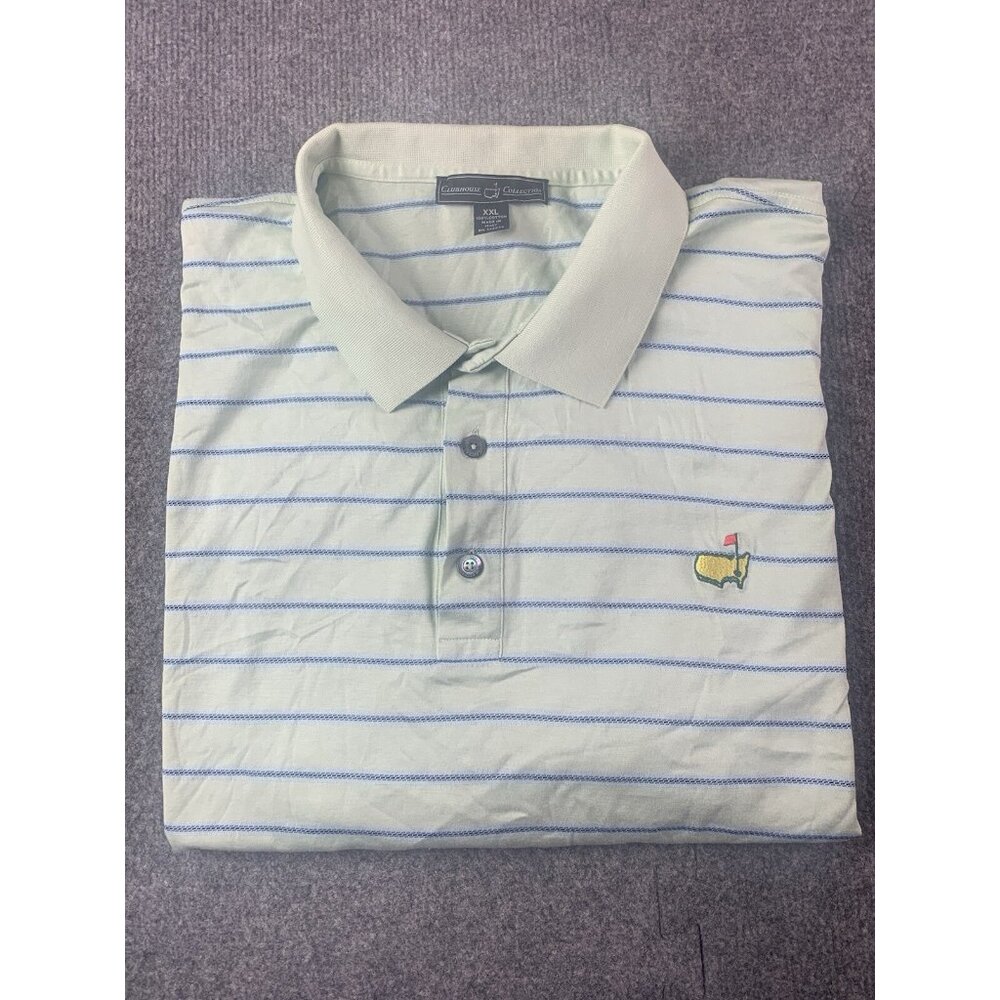 Clubhouse Collection Mens Italy Cotton Short Sleeve Golf Polo Shirt Size 2XL